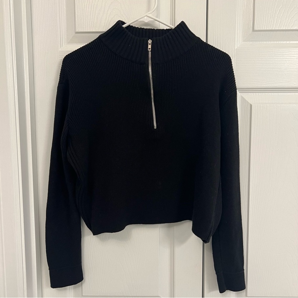 ADIKA cropped zipper sweater